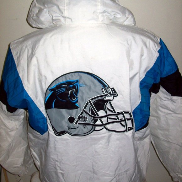CAROLINA PANTHERS Half Zip STARTER Jacket RARE - Picture 4 of 8